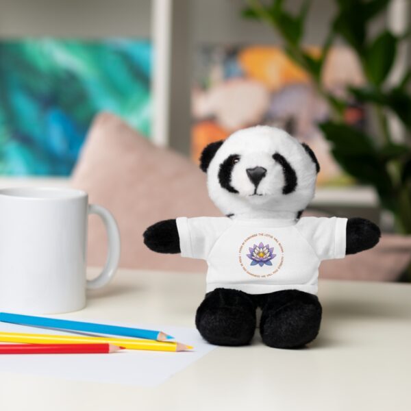 Stuffed Panda with Lotus Tshirt - Image 18