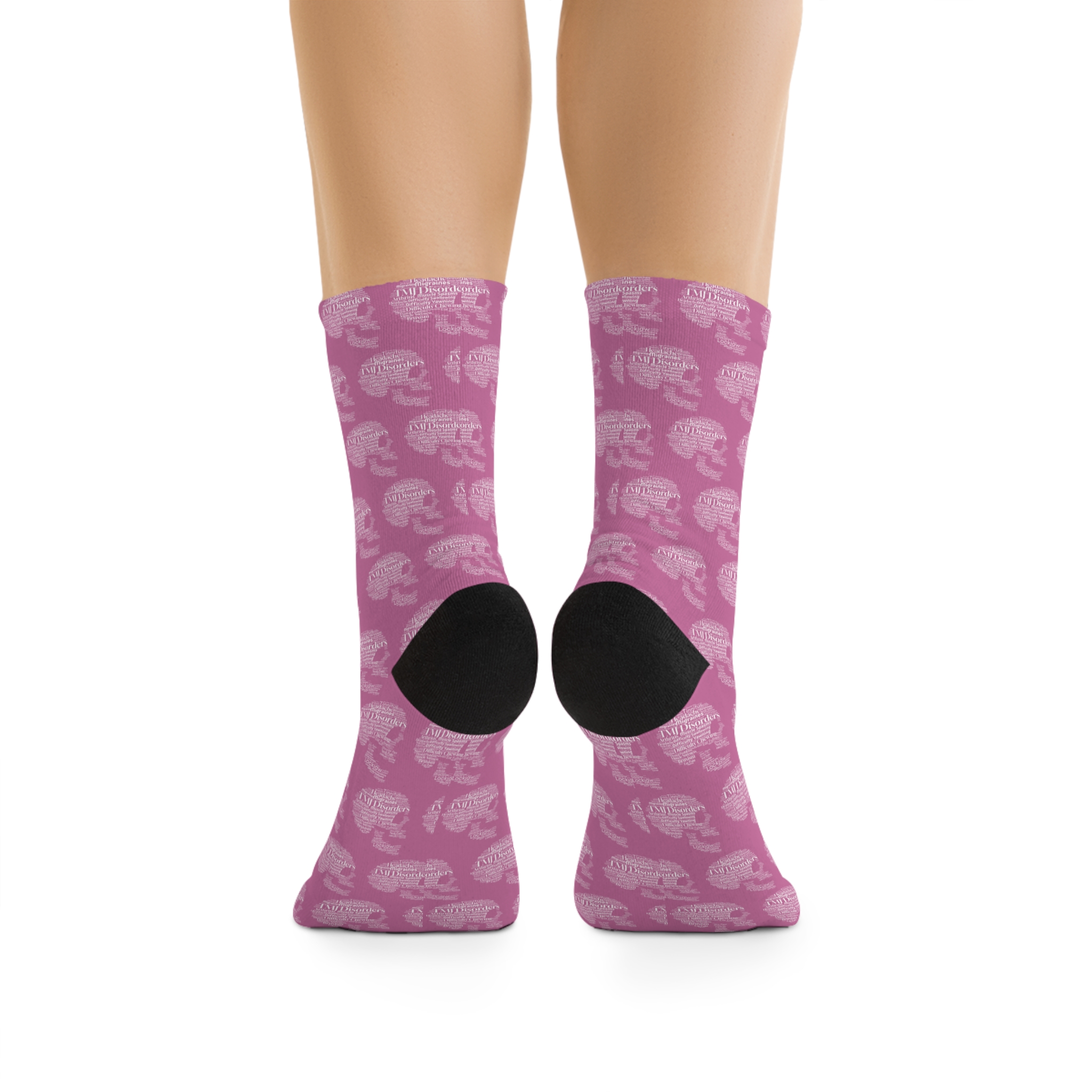 Skull Socks - Pink - Image 2