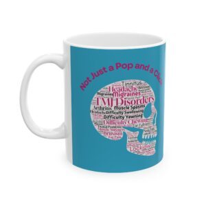 Not Just a Pop and Click Mug - Teal