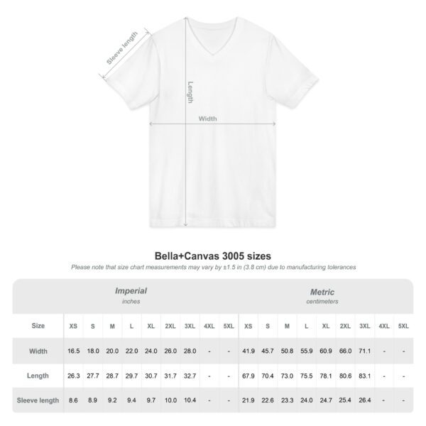 Not Just a Pop and a Click Unisex V-Neck Tee - Image 12