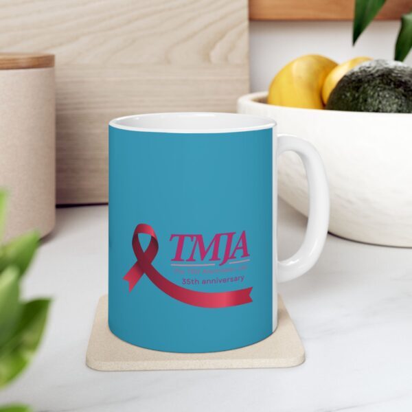 Not Just a Pop and Click Mug - Teal - Image 2