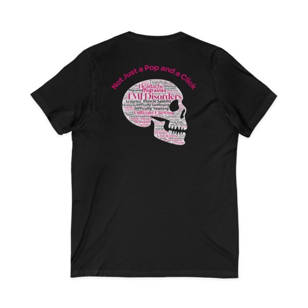 Not Just a Pop and a Click Unisex V-Neck Tee - Image 5