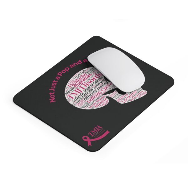Not Just a Click and Pop Mouse Pad - Black - Image 3