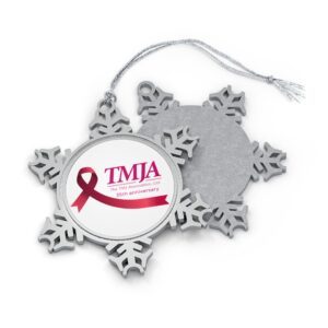 TMJA Pewter Snowflake Ornament