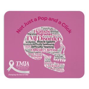 Not Just a Click and Pop Mouse Pad - Pink