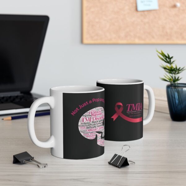 Not Just a Pop and Click Mug - Black - Image 3