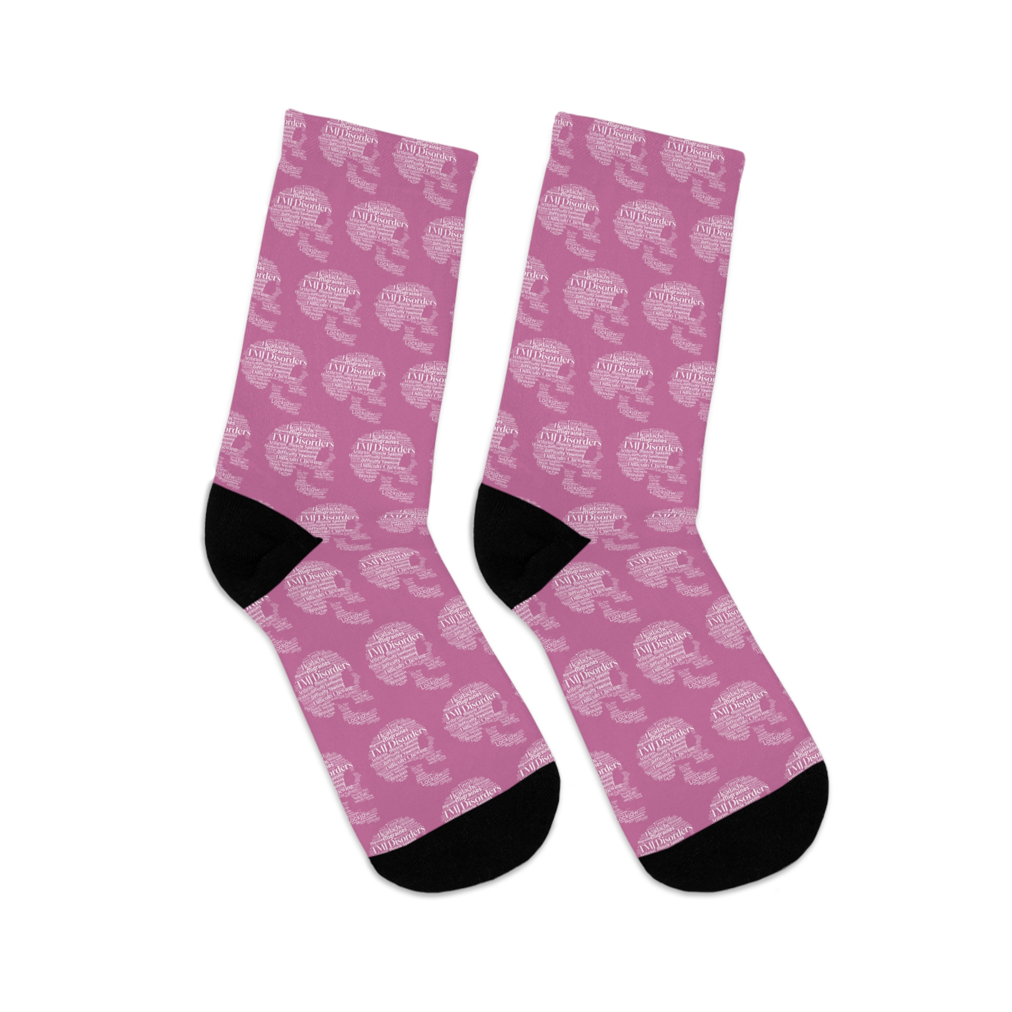 Skull Socks - Pink - Image 4