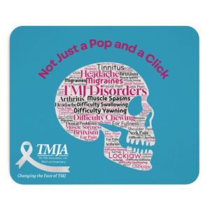 Not Just a Click and Pop Mouse Pad - Teal
