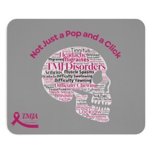 Not Just a Click and Pop Mouse Pad - Grey