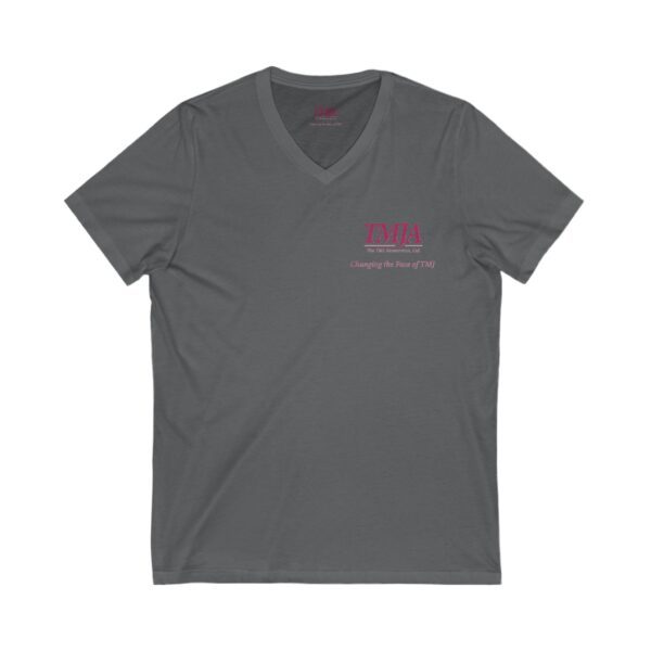 Unisex Sugar Skull V-Neck Tee, November Awareness - Image 11