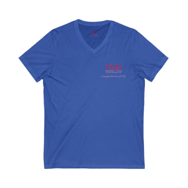 Unisex Sugar Skull V-Neck Tee, November Awareness - Image 17