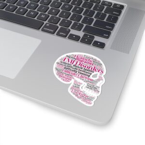 TMJ Disorders Skull Stickers