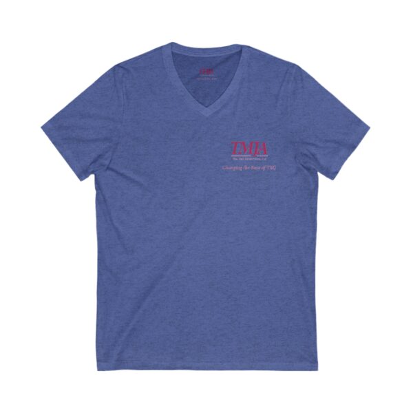 Unisex Sugar Skull V-Neck Tee, November Awareness - Image 9