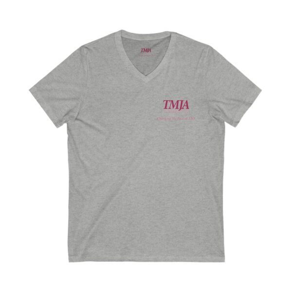 Unisex Sugar Skull V-Neck Tee, November Awareness - Image 7
