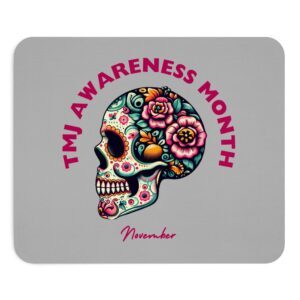 TMJ Sugar Skull Mouse Pad