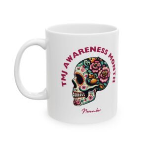 Mug Sugar Skull November TMJ Awareness